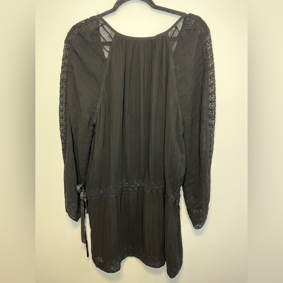 Leifsdottir Anthroplogie Drop Waist Embroidery and Eyelet Dress with Waist Dress - Picture 11 of 12